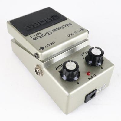 【中古】 ノイズゲート エフェクター BOSS NF-1 Noise Gate Made in Japan ギターエフェクター リア斜めアングル画像