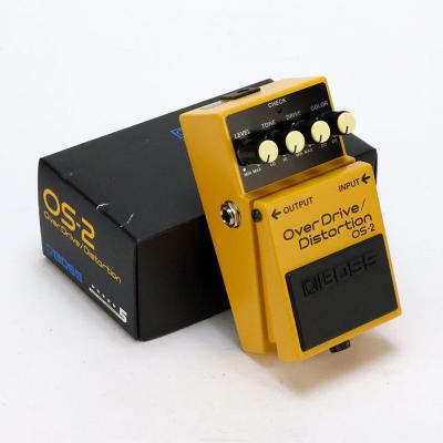 【中古】オーバードライブ ディストーション エフェクター BOSS OS-2 OverDrive Distortion ギターエフェクター