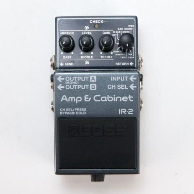【中古】 BOSS ボス IR-2 Amp & Cabinet プリアンプ キャビネットIRペダル ギターエフェクター 正面