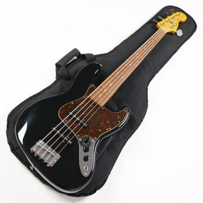 【中古】 5弦エレキベース FENDER JAPAN JBV Black 2007〜2010年製 ジャズベース5弦仕様
