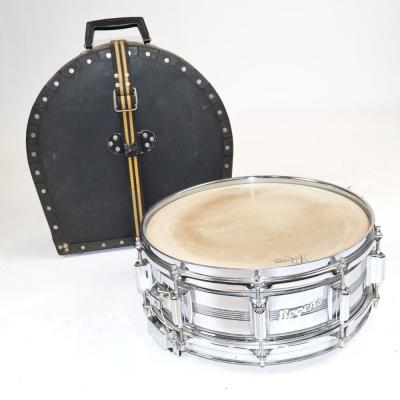 【中古】 スネアドラム ロジャース Rogers DYNA-SONIC COB Chrome Over Brass shell 14x6.5 70s スネアドラム