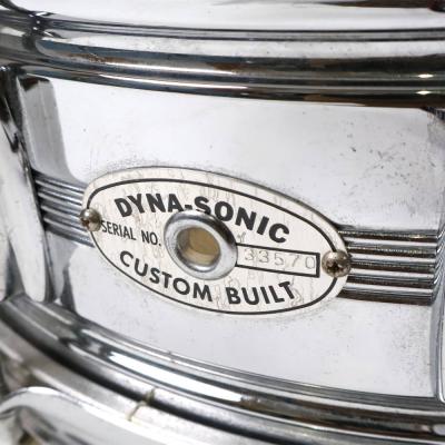 【中古】 スネアドラム ロジャース Rogers DYNA-SONIC COB Chrome Over Brass shell 14x6.5 70s スネアドラム 詳細画像