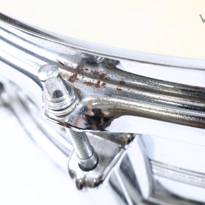 【中古】 スネアドラム ロジャース Rogers DYNA-SONIC COB Chrome Over Brass shell 14x6.5 70s スネアドラム 詳細画像