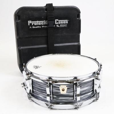 【中古】 スネアドラム ラディック Ludwig LS401 Classic Maple Vintage Blue Oyster 14x5