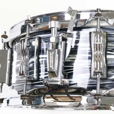 【中古】 スネアドラム ラディック Ludwig LS401 Classic Maple Vintage Blue Oyster 14x5 ストレイナー