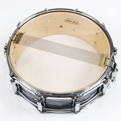 【中古】 スネアドラム ラディック Ludwig LS401 Classic Maple Vintage Blue Oyster 14x5 本体画像 裏