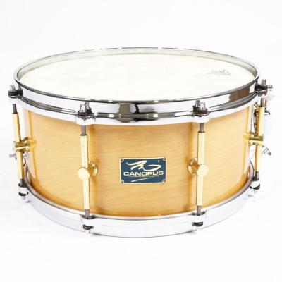 【中古】 スネアドラム カノウプス CANOPUS M-1455 The Maple Snare Drum 14x5.5 メイプルシェル