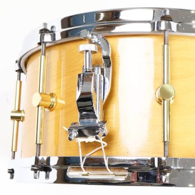 【中古】 スネアドラム カノウプス CANOPUS M-1455 The Maple Snare Drum 14x5.5 メイプルシェル ストレイナー