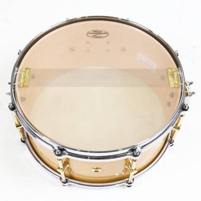 【中古】 スネアドラム カノウプス CANOPUS M-1455 The Maple Snare Drum 14x5.5 メイプルシェル 付属品画像