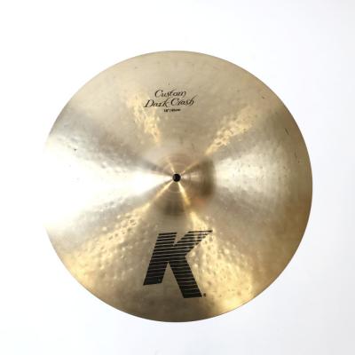 【中古】 クラッシュシンバル ジルジャン ZILDJIAN K.Zildjian Custom Dark Crash 18インチ