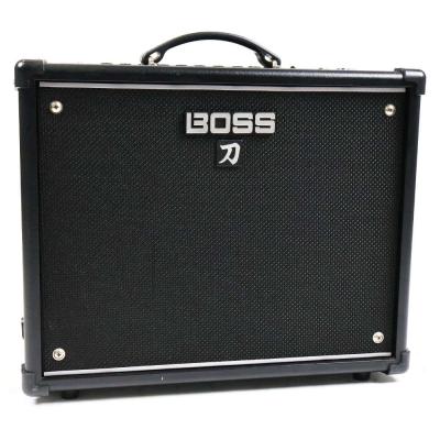 【中古】 ギターアンプ BOSS KATANA-50 KTN-50 第一世代 ボス 刀アンプ 本体画像 斜め