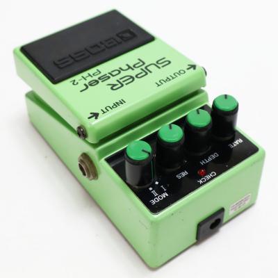 【中古】 スーパーフェイザー エフェクター BOSS PH-2 SUPER Phaser ボス ギターエフェクター 本体画像 斜め