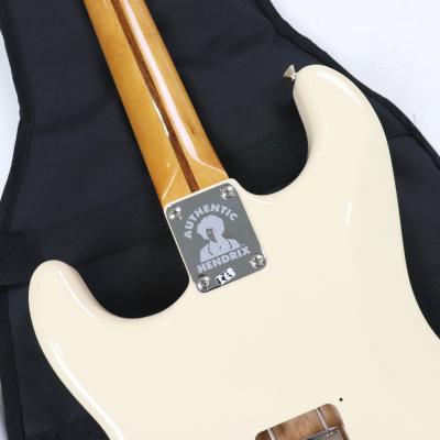 【中古】 エレキギター Fender Mexico Jimi Hendrix Stratocaster Maple Fingerboard Olympic White 2020年製 フェンダー メキシコ ジミ・ヘンドリックスモデル ネックプレート