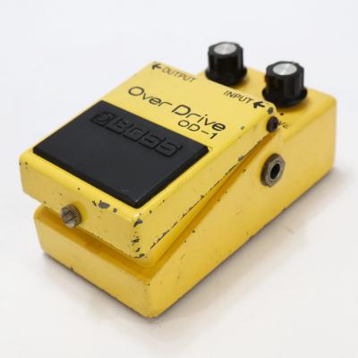 【中古】 オーバードライブ エフェクター BOSS OD-1 Over Drive Silver Screw 銀ネジ RC3403ADB 1979年製 ギターエフェクター 側面