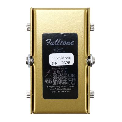 Fulltone フルトーン Gold Limited Edition OCD GE オーバードライブ ディストーション ギターエフェクター 裏面