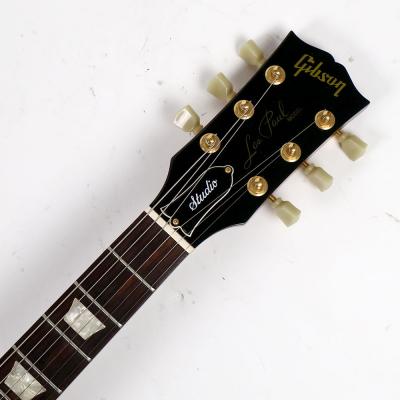 【中古】 エレキギター Gibson Les Paul Studio Wine Red Gold Hardware 1997年製 ギブソン レスポールスタジオ ゴールドパーツ ヘッド