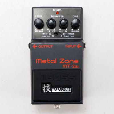 【中古】 BOSS MT-2W WAZA CRAFT Metal Zone メタルゾーン ディストーション ギターエフェクター 正面