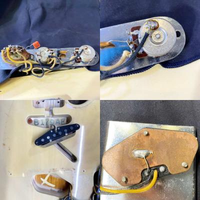 【中古】 エレキギター Fender Cutom Shop Telecaster with B-Bender Maple FingerBoard Blonde 1992年製 初期型 丸ロゴカスタムショップ フェンダーカスタムショップ テレキャスター Bベンダー String Bender 内部