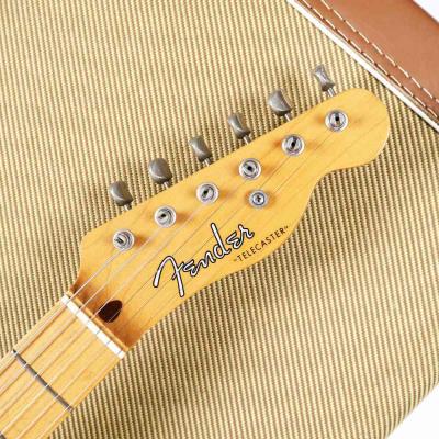 【中古】 エレキギター Fender Cutom Shop Telecaster with B-Bender Maple FingerBoard Blonde 1992年製 初期型 丸ロゴカスタムショップ フェンダーカスタムショップ テレキャスター Bベンダー String Bender ヘッド画像