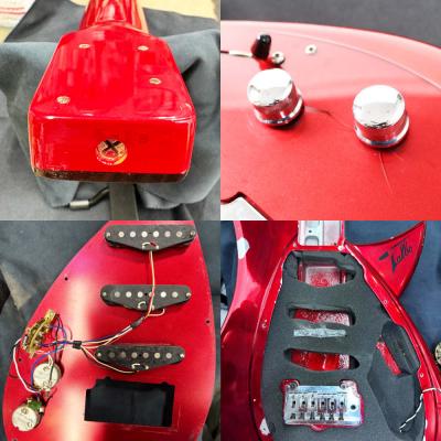 【中古】 TOKAI トーカイ Talbo BLAZING FIRE RED エレキギター 内部 傷