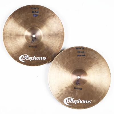 【中古】 ハイハットシンバル ペア ボスフォラスシンバル Bosphorus Cymbals 20th Anniversary Series Hi-Hat 13インチ ペア 本体画像 裏