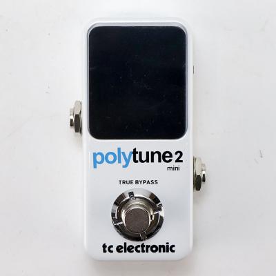【中古】 チューナー tc electronic PolyTune 2 mini バッファー内蔵 ペダルチューナー tcエレクトロニック 正面