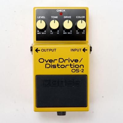 【中古】オーバードライブ ディストーション エフェクター BOSS OS-2 OverDrive Distortion ギターエフェクター 正面