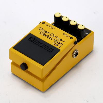 【中古】オーバードライブ ディストーション エフェクター BOSS OS-2 OverDrive Distortion ギターエフェクター 全体