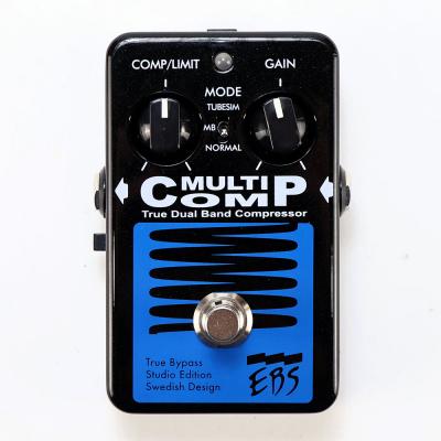 【中古】 EBS Multi Comp Studio Edition 2ノブ コンプレッサー ベースエフェクター 正面