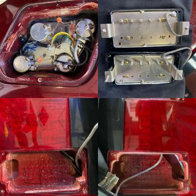 【中古】 エレキギター GIBSON Les Paul Studio Wine Red 2005年製 ギブソン レスポール スタジオ ワインレッド 内部