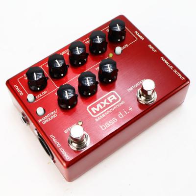 【中古】 ベース用ダイレクトボックス MXR M80IK Bass D.I.+ 限定カラー ベースディストーション ベースエフェクター 本体画像 斜め