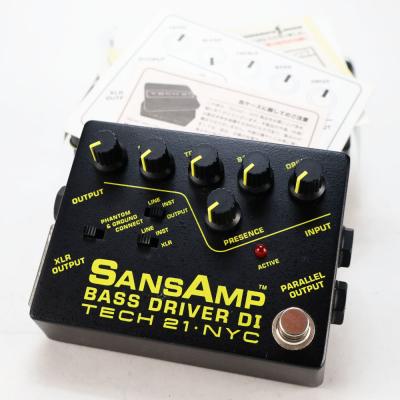 【中古】サンズアンプ ベースドライバーDI TECH21 SansAmp BASS DRIVER DI 旧仕様 ベース用DI プリアンプ