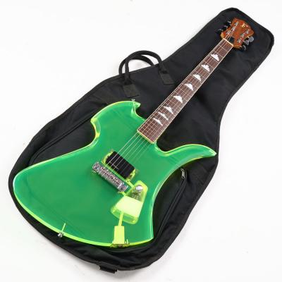 【中古】 エレキギター Fernandes Burny MG-115CGR hide Model JELLY フェルナンデス バーニー