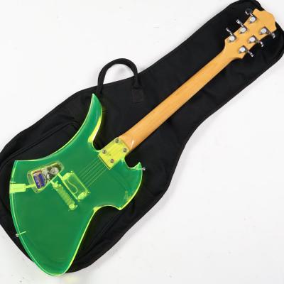 【中古】 エレキギター Fernandes Burny MG-115CGR hide Model JELLY フェルナンデス バーニー ボディバック画像