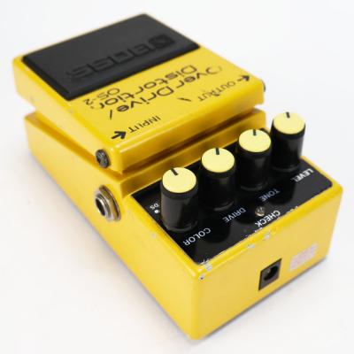 【中古】オーバードライブ ディストーション エフェクター BOSS OS-2 OverDrive Distortion ギターエフェクター 本体画像 斜め