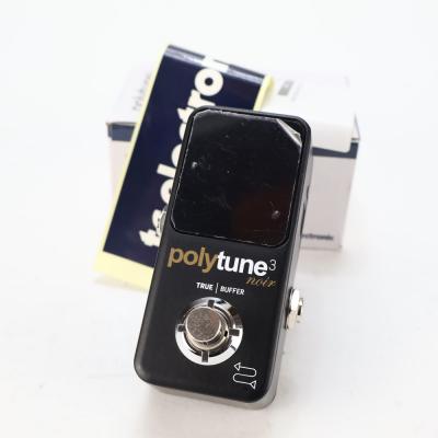 【中古】 tc electronic PolyTune 3 noir バッファー内蔵 ペダルチューナー