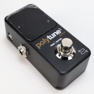 【中古】 tc electronic PolyTune 3 noir バッファー内蔵 ペダルチューナー 全体