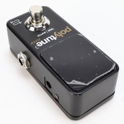 【中古】 tc electronic PolyTune 3 noir バッファー内蔵 ペダルチューナー 全体