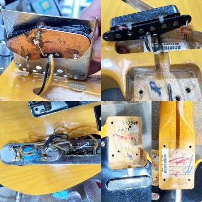 【中古】 エレキギター Fender American Vintage ’52 Telecaster Maple Fingerboard Butterscotch Blonde 2000年製 フェンダー テレキャスター アメリカンビンテージ バタースコッチブロンド 内部