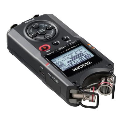 TASCAM タスカム DR-40XP 32ビットフロート録音対応 4chポータブルレコーダー USB Type-C対応 オーディオインターフェース 斜めアングル画像2