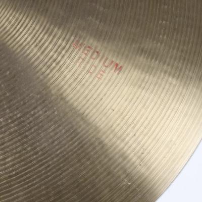 【中古】 ライドシンバル パイステ PAISTE Formula 602 MEDIUM RIDE 20インチ 1960〜1970s ビンテージシンバル アップ