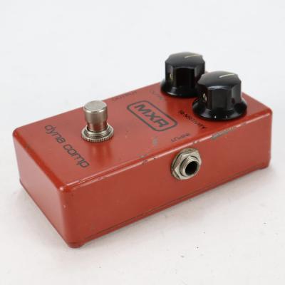 【中古】コンプレッサー エフェクター MXR DYNA COMP Block Logo 1980年製 ダイナコンプ ギターエフェクター 側面
