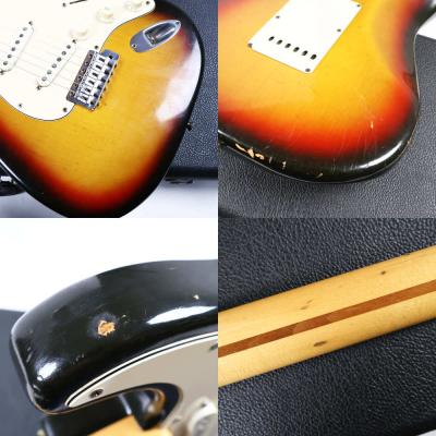 【中古】 エレキギター Fender Stratocaster 3-Tone Sunburst 70’s 1972年製ネック 1974年製ピックアップ フェンダー ストラトキャスター 1970年代 傷