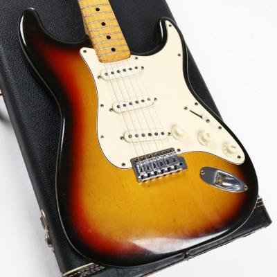 【中古】 エレキギター Fender Stratocaster 3-Tone Sunburst 70’s 1972年製ネック 1974年製ピックアップ フェンダー ストラトキャスター 1970年代 ボディ画像