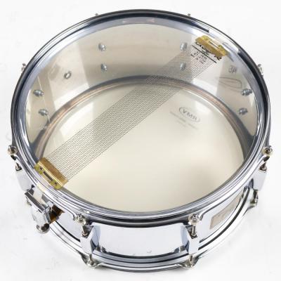 【中古】 スネアドラム パール Pearl Steel shell 14x6.5 本体画像 裏