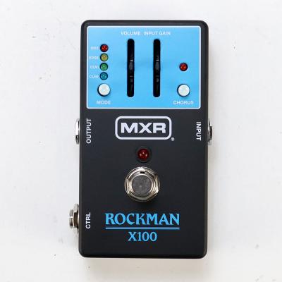 【中古】 MXR エムエックスアール MX100 MXR Rockman X100 Analog Tone Processor ディストーション ギターエフェクター 正面