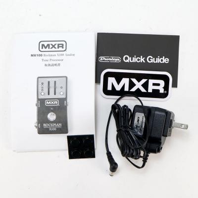 【中古】 MXR エムエックスアール MX100 MXR Rockman X100 Analog Tone Processor ディストーション ギターエフェクター 付属品