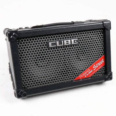 【中古】 ギターアンプ ローランド ROLAND CUBE Street BK 乾電池駆動パフォーマンス用ステレオアンプ ギターアンプ 本体画像