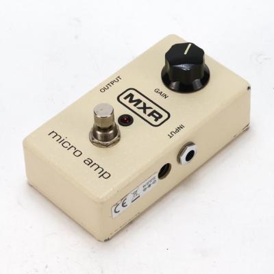 【中古】 ブースター エフェクター MXR M-133 MICRO AMP マイクロアンプ ギターエフェクター 斜めアングル画像
