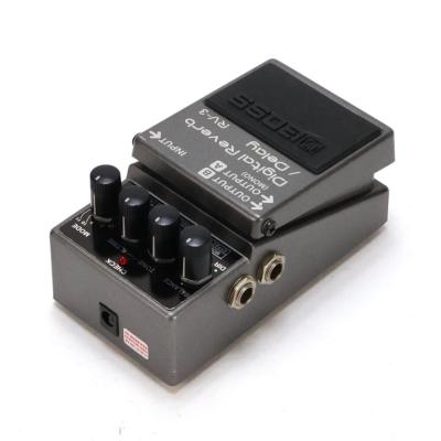 【中古】 デジタルリバーブ ディレイ エフェクター BOSS RV-3 Digital Reverb Delay ボス ギターエフェクター リア斜めアングル画像